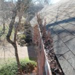 Gutter clean out before