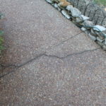 Driveway crack repair