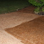 aggregate driveway and walkway