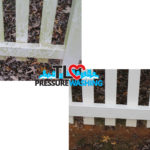 vinyl fence cleaning