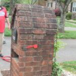 brick mailbox