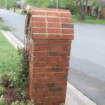 brick mailbox