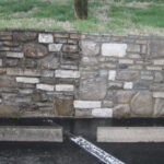 restaurant retaining wall cleaning